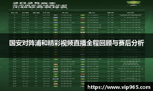 国安对阵浦和精彩视频直播全程回顾与赛后分析